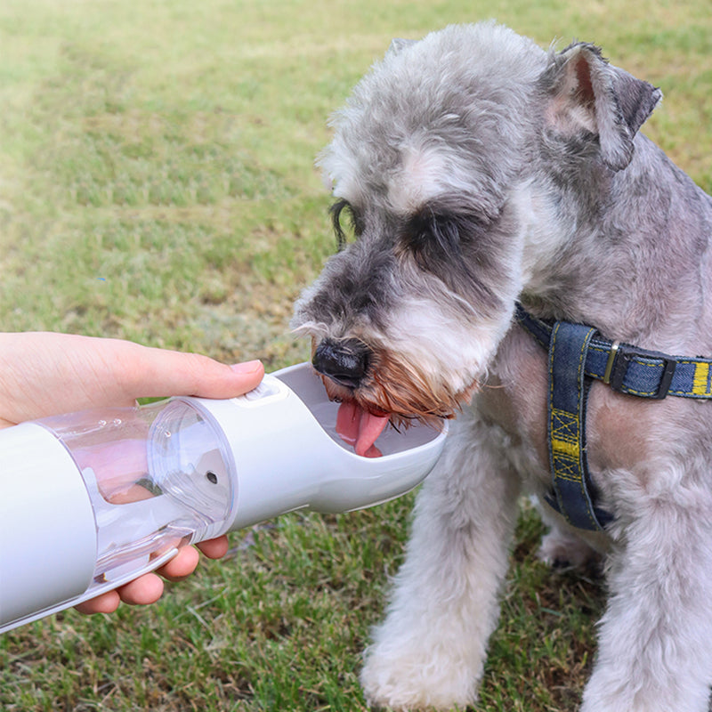 3-in-1 Water Bottle/ Treat Holder/ Doggie Bag Dispenser